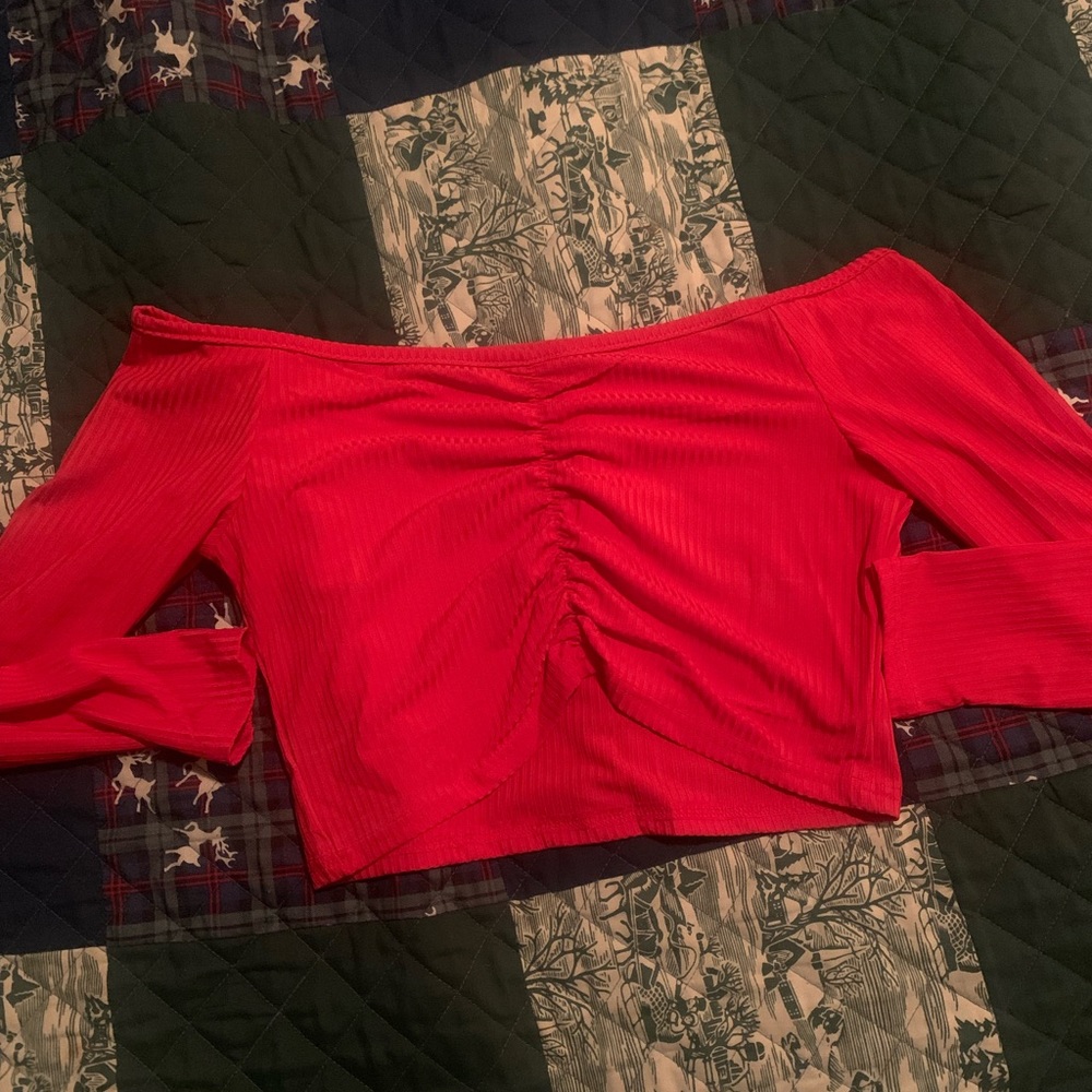 Off the shoulder shirt